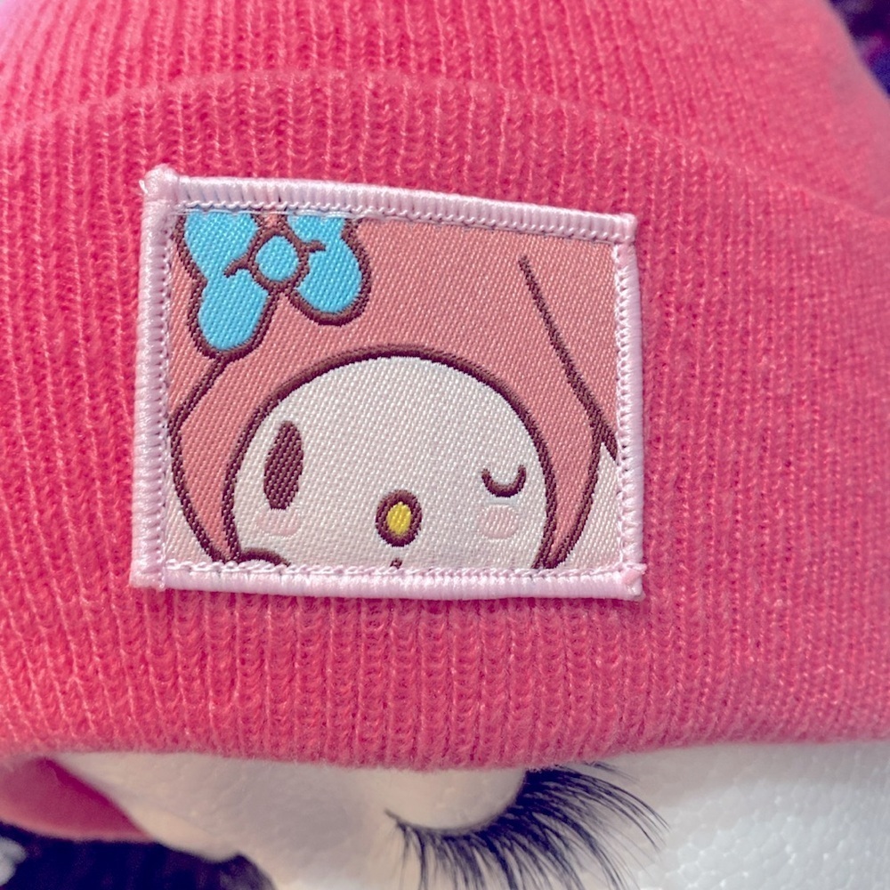 My Melody Sanrio Hello Kitty and friends pink beanie women’s men’s OSFA ski hat - Picture 2 of 7